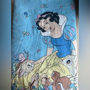 Vintage 90s Snow White Blanket